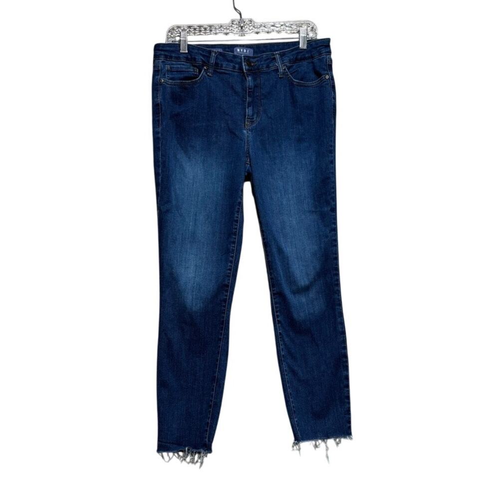 NYDJ Skinny Jeans Womens 8 Dark Wash Lift Tuck Technology Indigo Denim Slim Fit